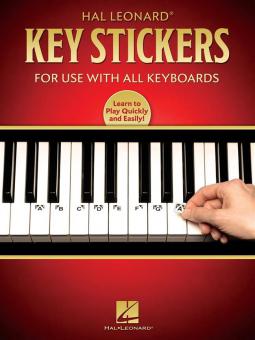EZ Play Key Stickers For Use With All Keyboards 