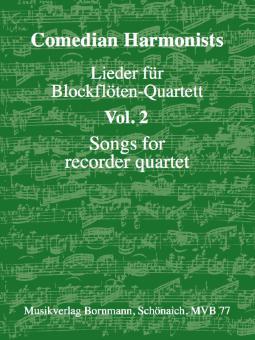 Chansons pour quatuor de flûtes à bec 2 