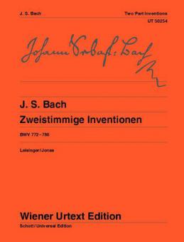 Inventions à deux voix BWV 772-786 