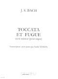 Toccata et Fugue en ré min. 