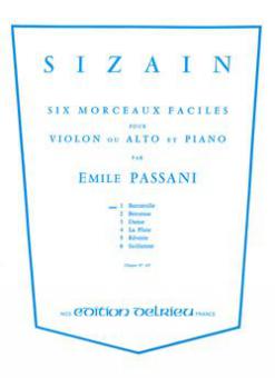 Sizain 1 : Barcarolle 