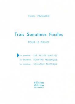 Sonatine no1 Les petits maîtres 