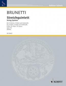 Quintette en si bémol majeur op. 7/3 Standard