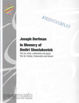 In Memory Of Dmitri Shostakovich 
