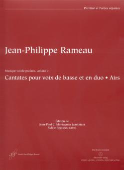 Cantates pour voix de basse et en duo. Airs 