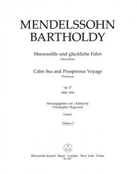 Mer calme et heureux voyage (Meeresstille und glückliche Fahrt) op. 27 