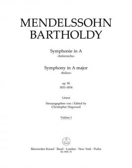 Symphonie en la majeur op. 90 
