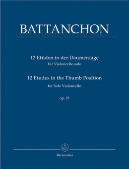 12 études pour la position du pouce op. 25 Standard