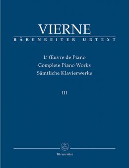 L'Œuvre de Piano III. Les dernières œuvres 