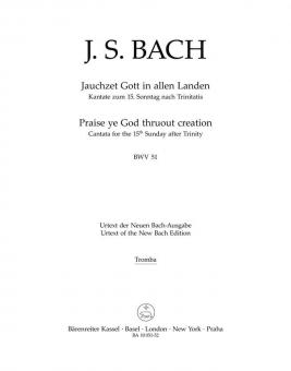 Jauchzet Gott in allen Landen BWV 51 