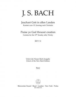 Jauchzet Gott in allen Landen BWV 51 