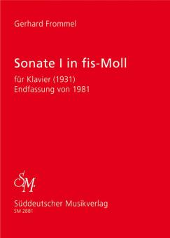 Sonate I pour piano (1931) en fa dièsis mineur 