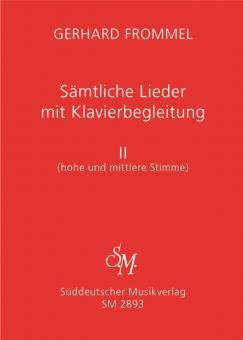 L'intégrale des Lieder avec accompagnement au piano, volume II Standard