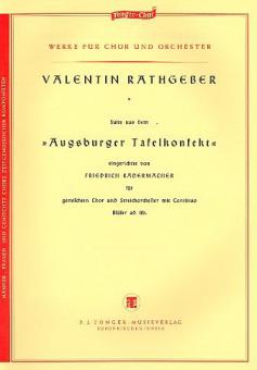 Suite aus dem Augsburger Tafelkonfekt 