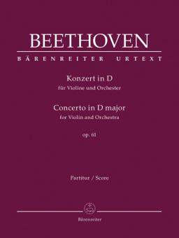 Concerto en ré majeur op. 61 