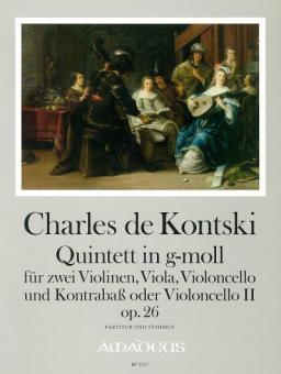 Quintette en sol mineur op. 26 