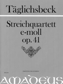Quatuor en mi mineur oo. 41 