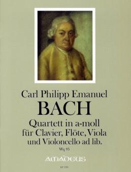 Quartett in a-moll Wq 93 