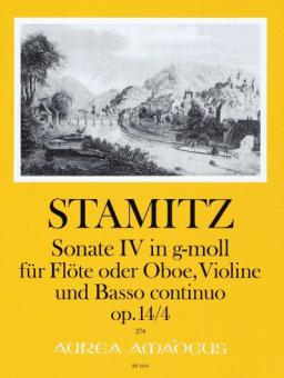Sonate a tre IV en sol mineur op. 14/4 
