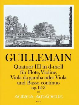 Quatuor III op. 12/3 en ré mineur 