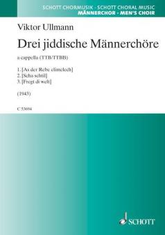 Trois chœurs yiddish pour voix d'hommes Standard