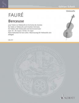 Berceuse en ré majeur op. 16 Standard