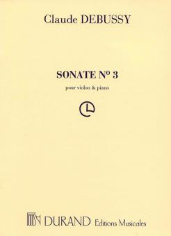 Sonate, pour Violon et Piano 