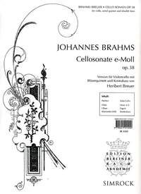 Cello Sonata E Minor Op. 38 