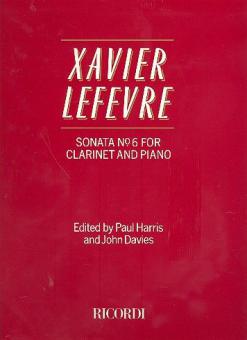 Sonata No. 6 For Clarinet 
