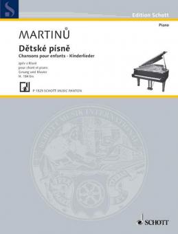 Chansons pour enfants H 184bis Standard