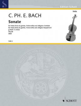 Sonata G Minor Wq88 Standard