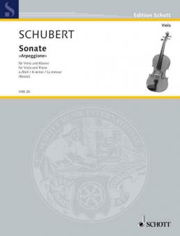 Sonata for Arpeggione A Minor D 821 Standard