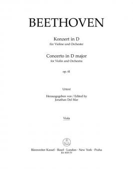 Concerto en ré majeur op. 61 