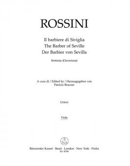 Il barbiere di Siviglia. Sinfonia (Ouverture) 