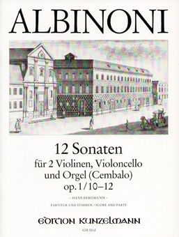 Trio Sonatas Op.1 Nos.10-12 