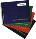 Marschbuch rot - 25 Taschen 