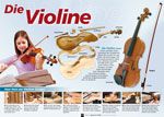 Instrumenten-Poster: Die Violine 