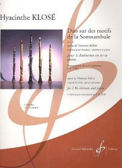 Duo sur des motifs de La somnambule de Bellini op.20 