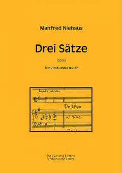 Drei Sätze für Viola und Klavier 