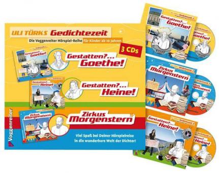 Gedichtezeit 1-3 im Schuber/Goethe-Heine-Morgenstern 