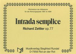 Intrada semplice 
