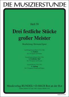 3 pièces festives de grands maîtres 