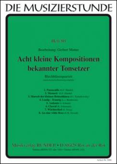 8 petites compositions de compositeurs connus 