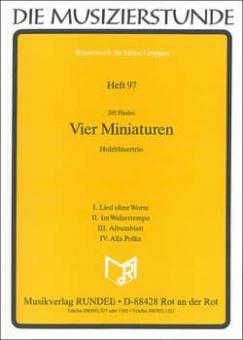 4 miniatures 
