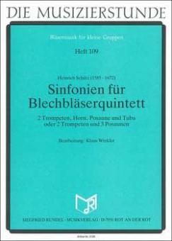 Symphonies pour quintette de cuivres 