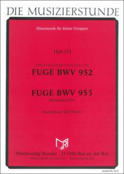 Fugue BWV 952-Fugue BWV 953 