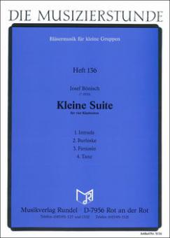 Petite suite pour 4 clarinettes 