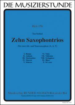 10 trios de saxophones 