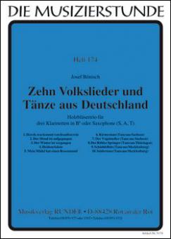 10 chants et danses populaires d'Allemagne 