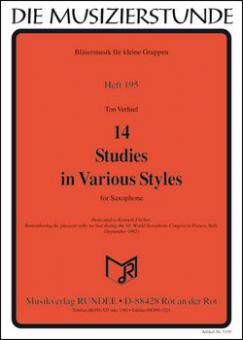 14 études dans différents styles 